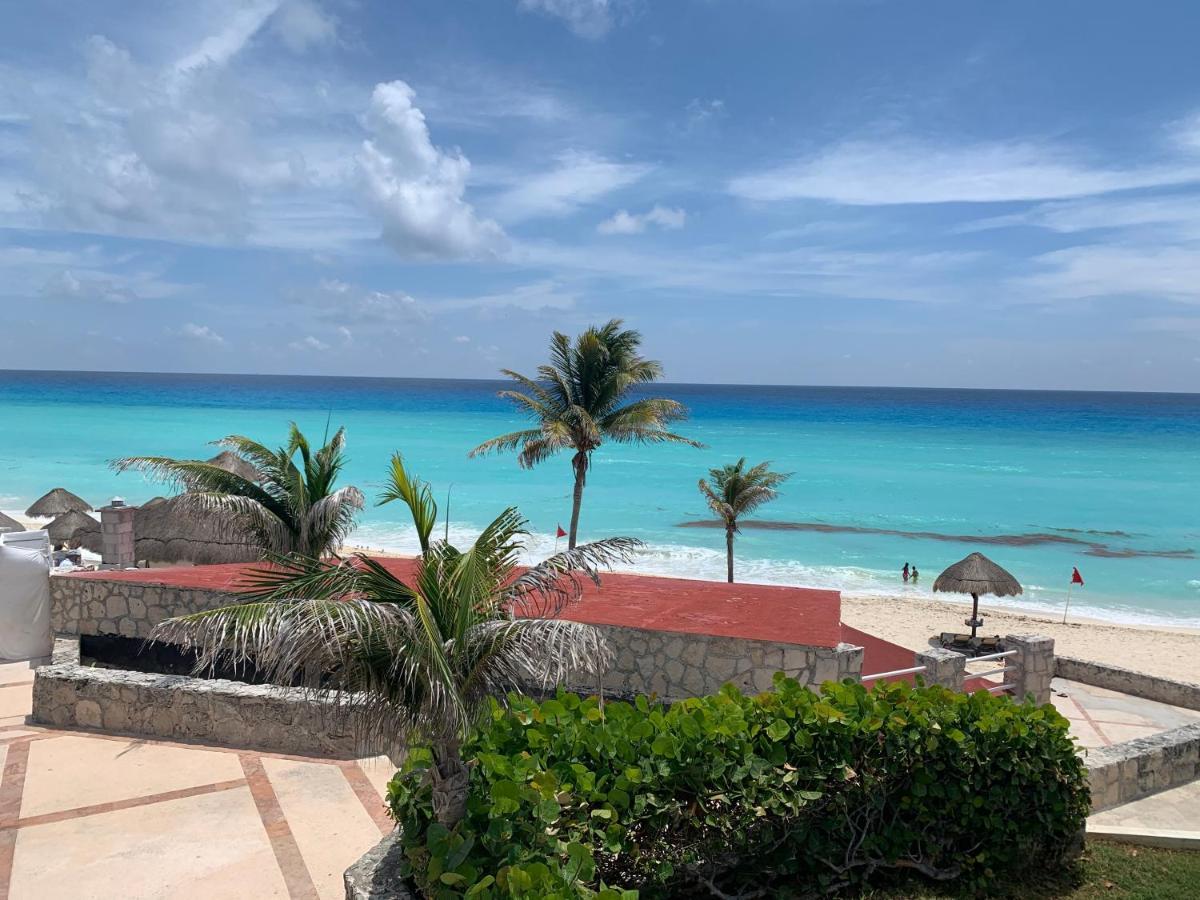 Preciosos Estudio Vista al Mar o jardín Cancún Exterior foto