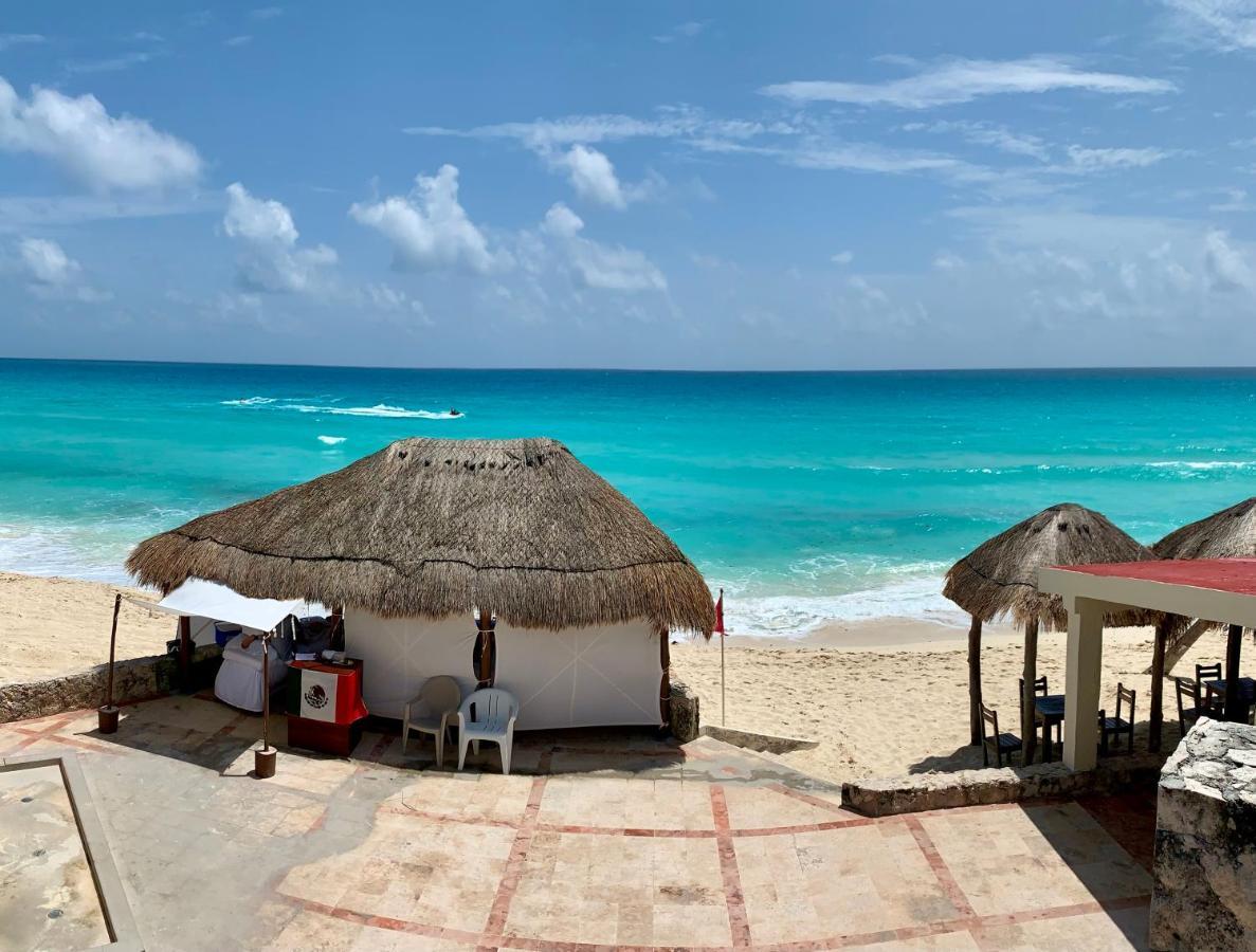 Preciosos Estudio Vista al Mar o jardín Cancún Exterior foto