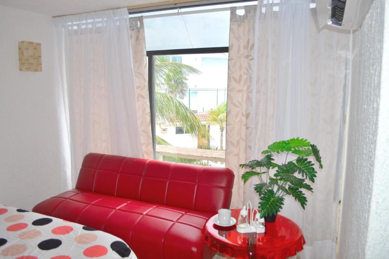 Preciosos Estudio Vista al Mar o jardín Cancún Exterior foto