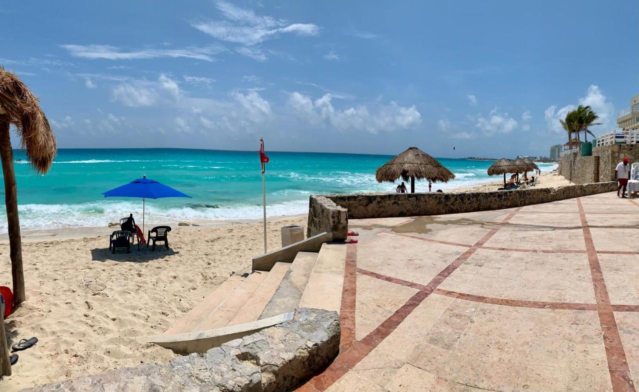 Preciosos Estudio Vista al Mar o jardín Cancún Exterior foto