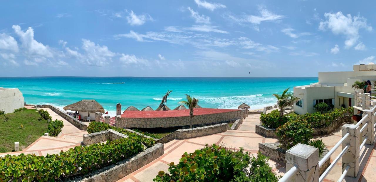 Preciosos Estudio Vista al Mar o jardín Cancún Exterior foto