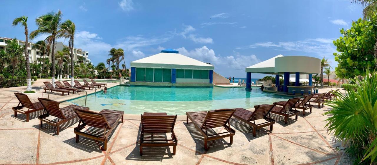 Preciosos Estudio Vista al Mar o jardín Cancún Exterior foto