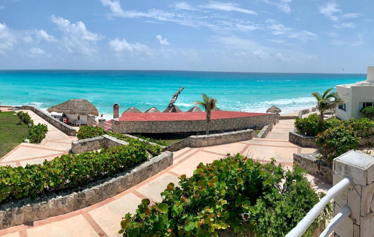 Preciosos Estudio Vista al Mar o jardín Cancún Exterior foto