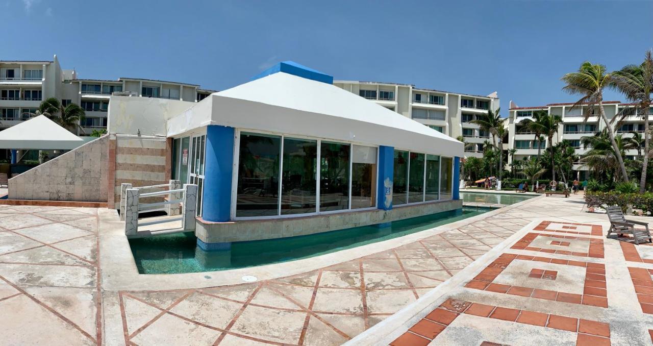 Preciosos Estudio Vista al Mar o jardín Cancún Exterior foto