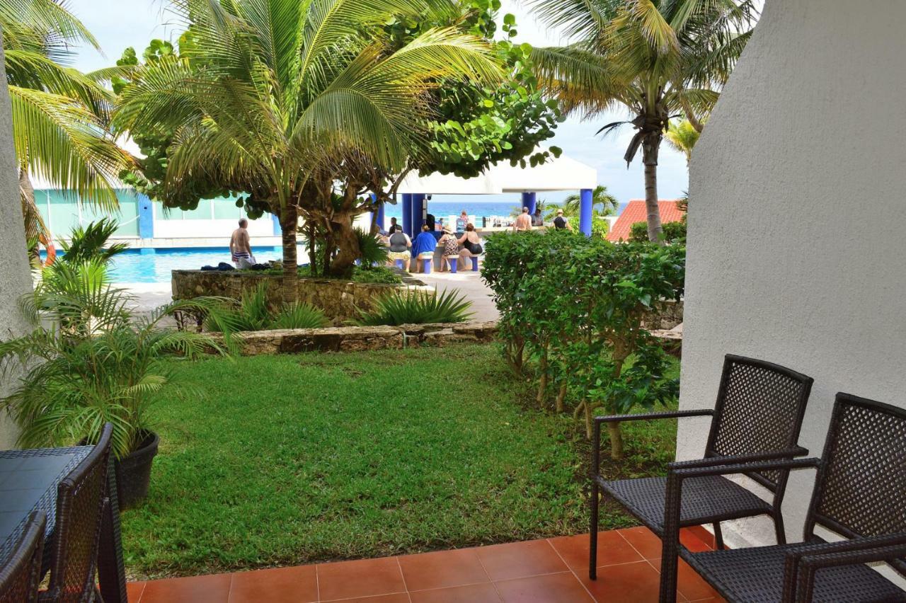 Preciosos Estudio Vista al Mar o jardín Cancún Exterior foto